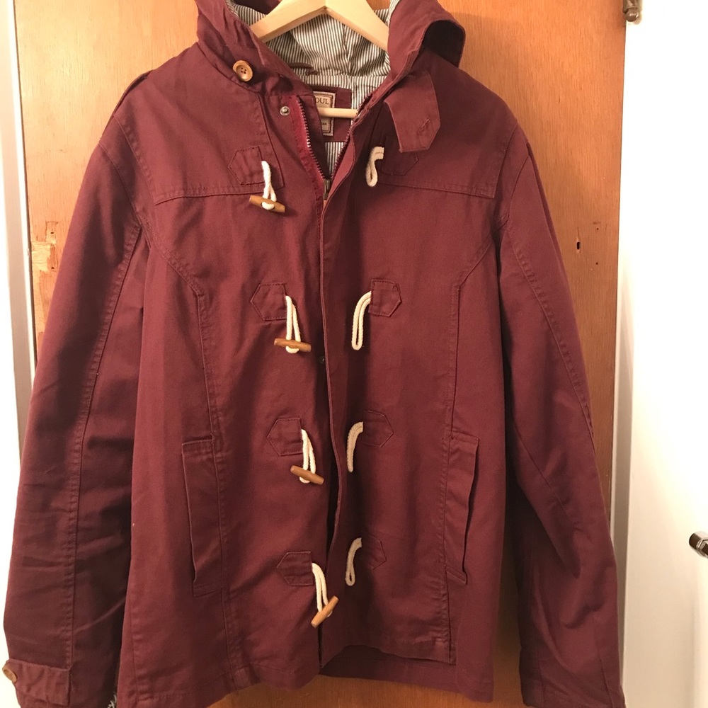 Brave Soul Men’s Jacket in Dark Red
